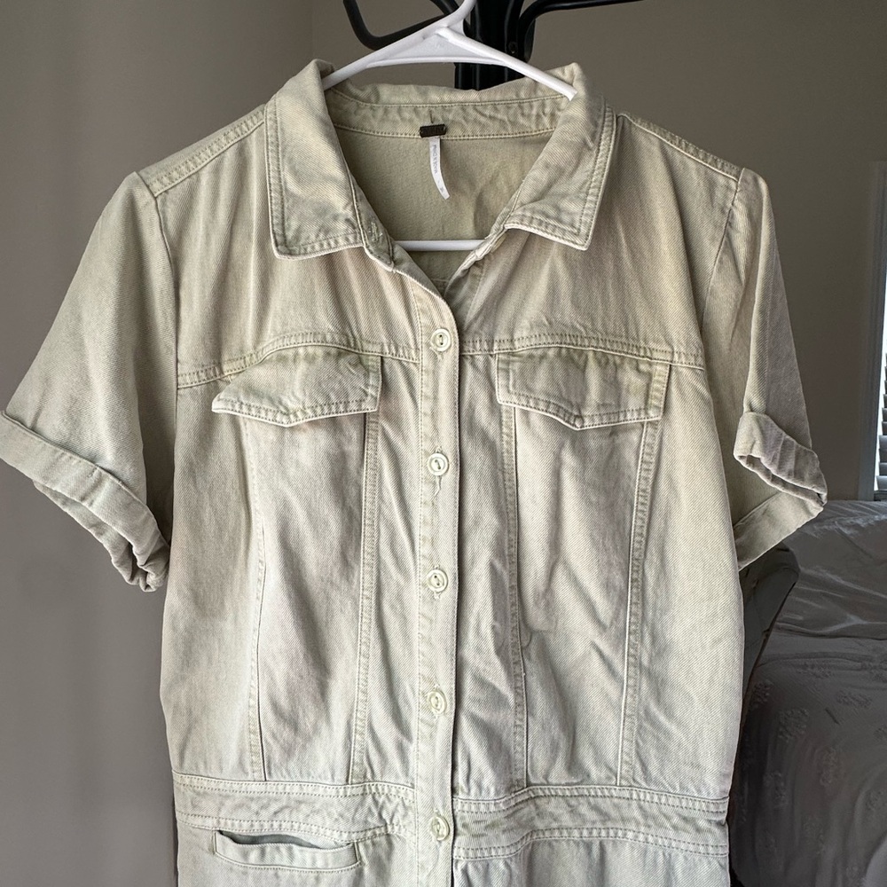 Women's Cream Jumpsuit